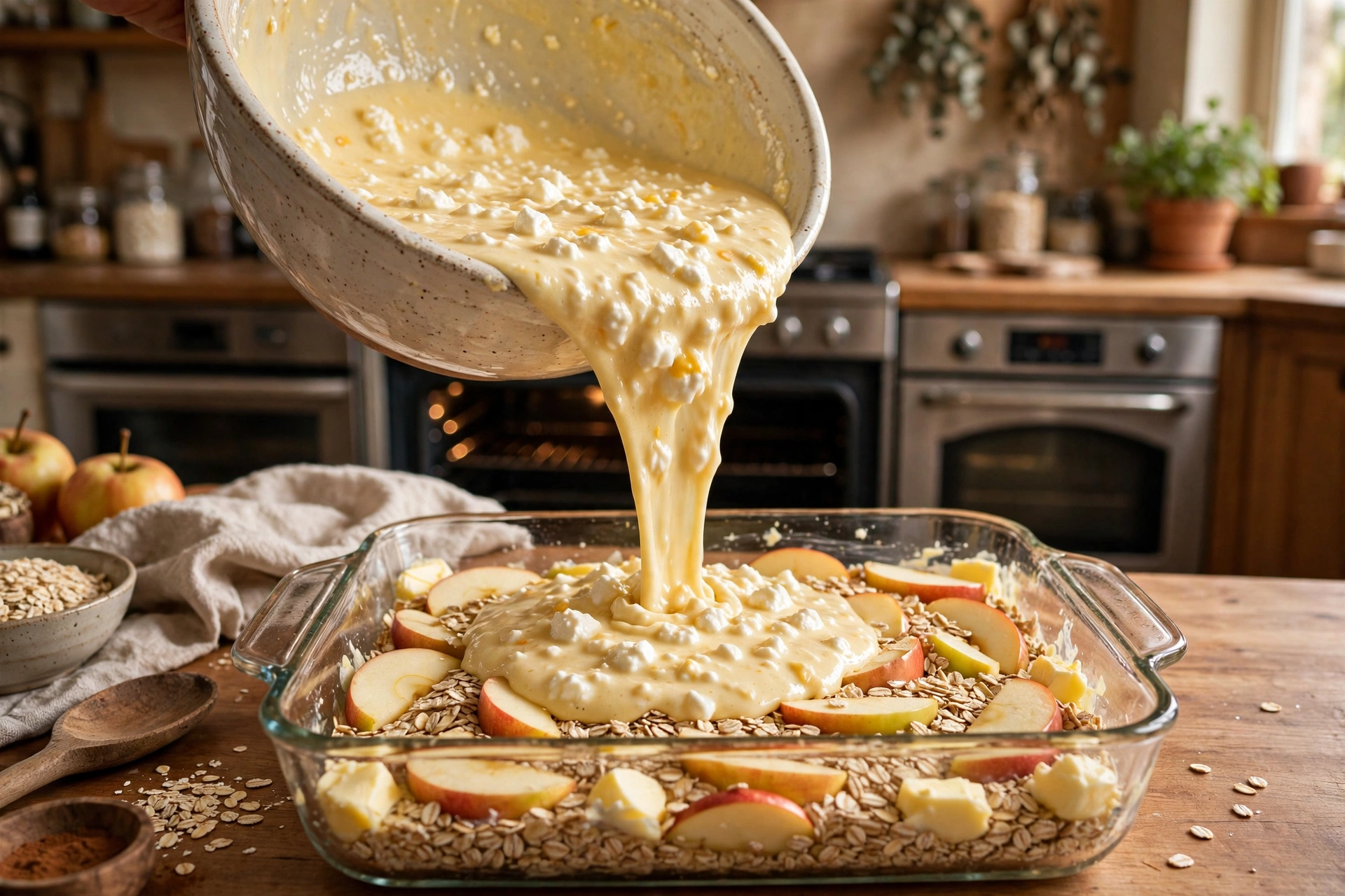 Step 2 — High-Protein Apple Cinnamon Breakfast Bake