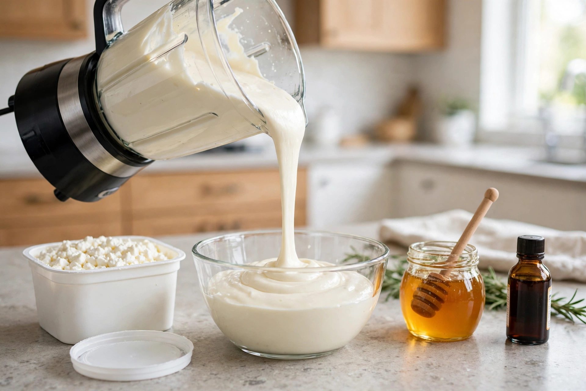 Step 2 — No-Bake High-Protein Cottage Cheese Cheesecake Cups