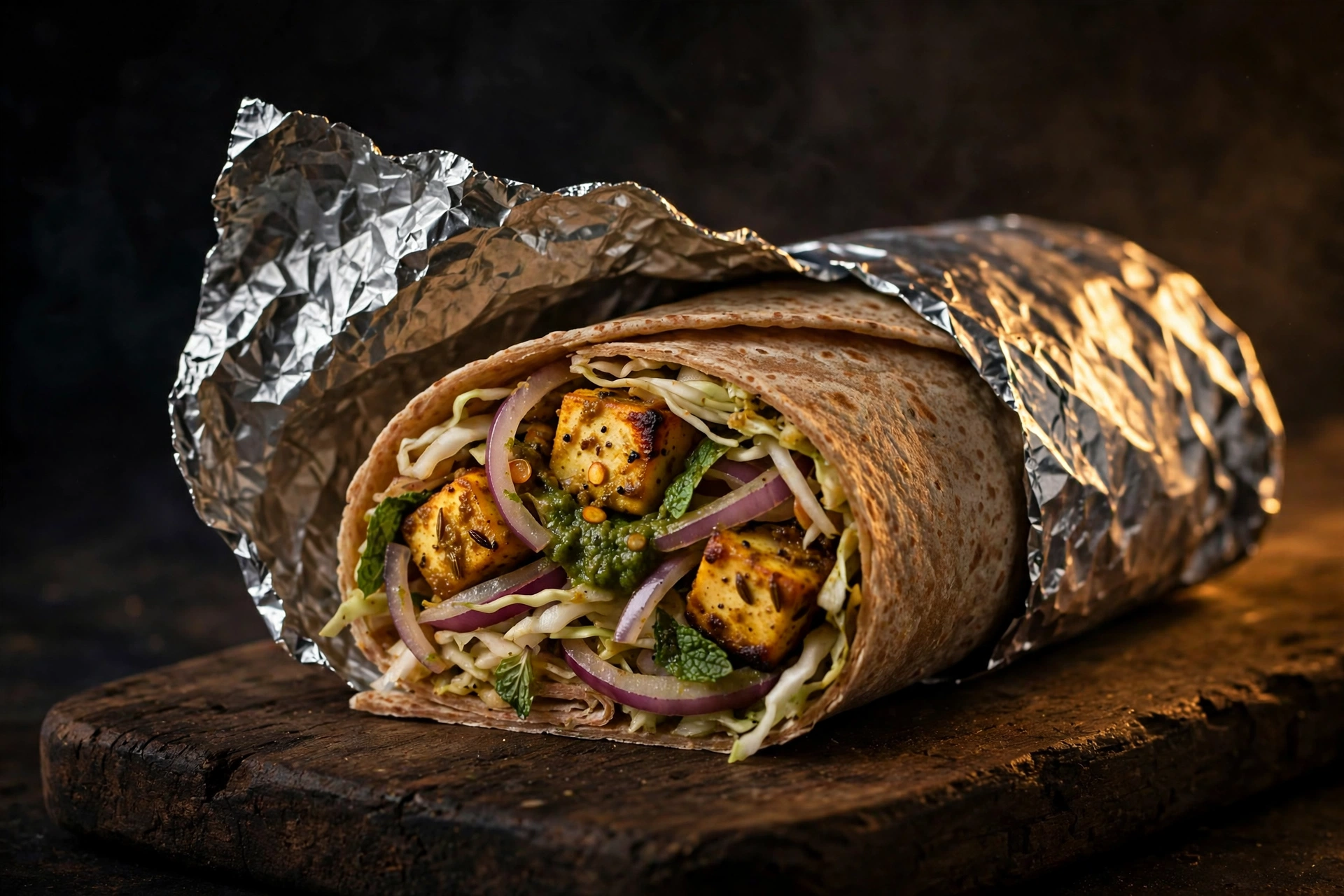 Step 3 — High-Protein Paneer Wrap