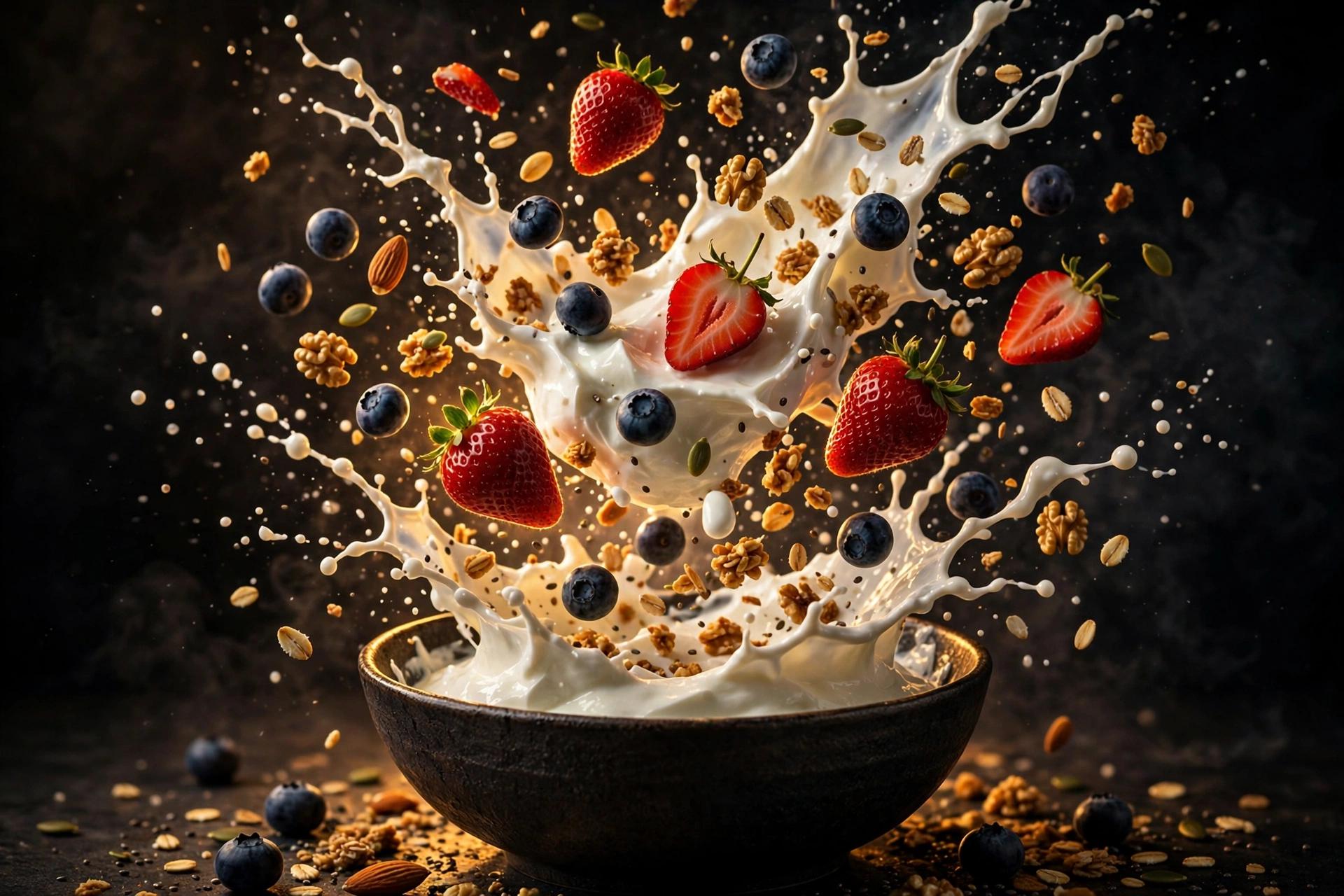 300-Calorie Berry Yogurt Bowl