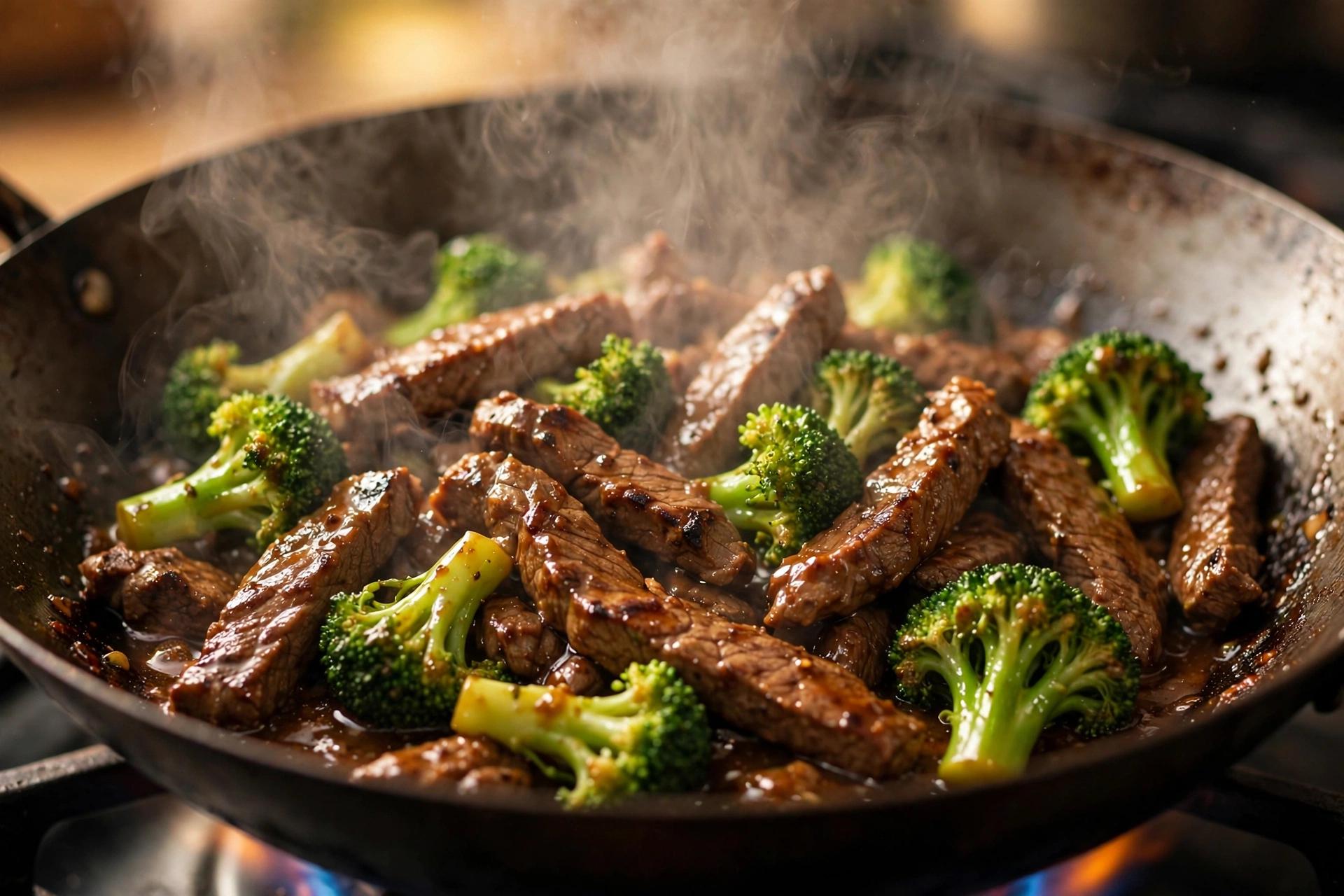 Step 2 — Light Beef & Broccoli Stir-Fry