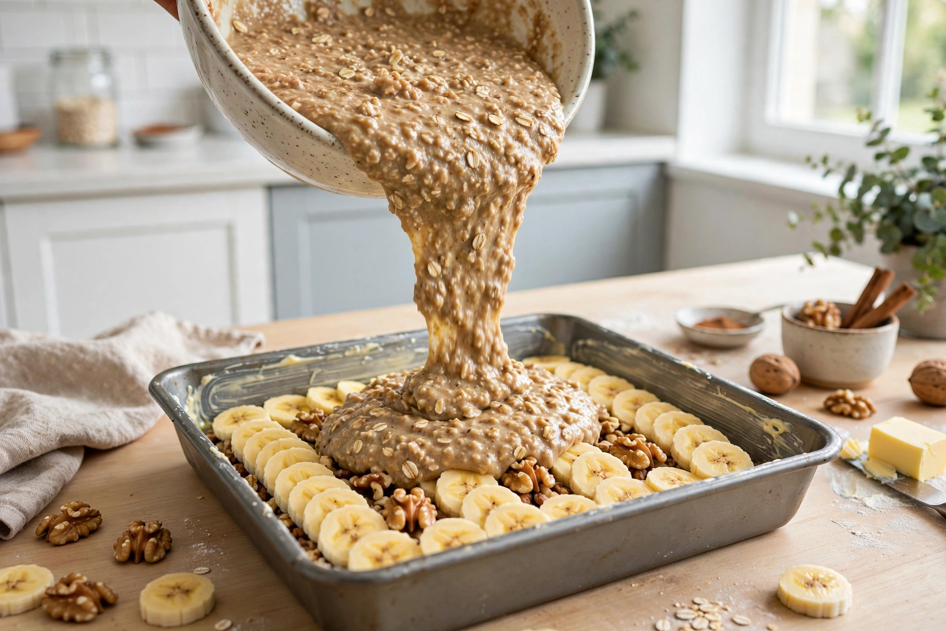 Step 2 — High-Protein Banana Walnut Baked Oatmeal