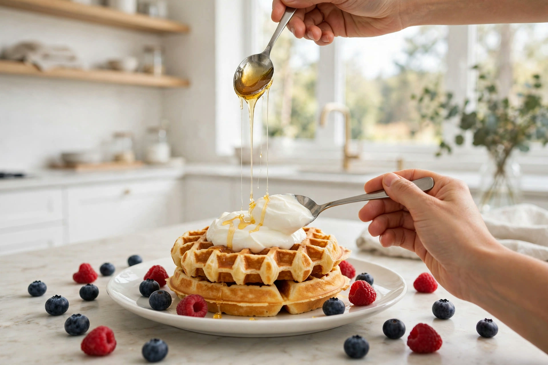 Step 3 — High-Protein Cottage Cheese Waffles
