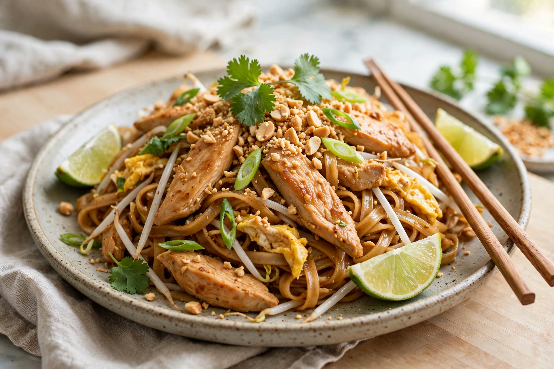 Step 3 — Light Chicken Pad Thai