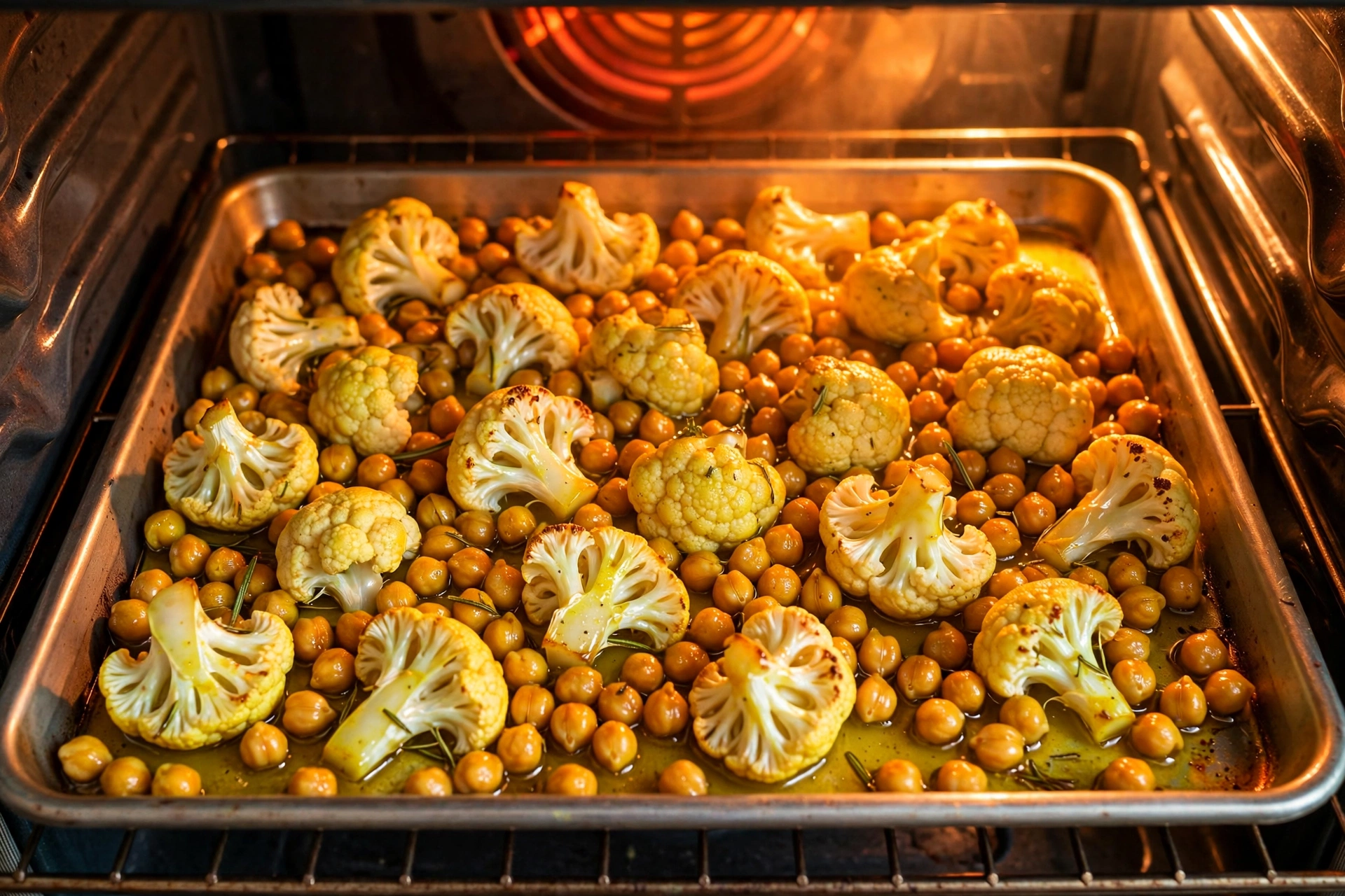 Step 1 — Roasted Cauliflower Chickpea Curry