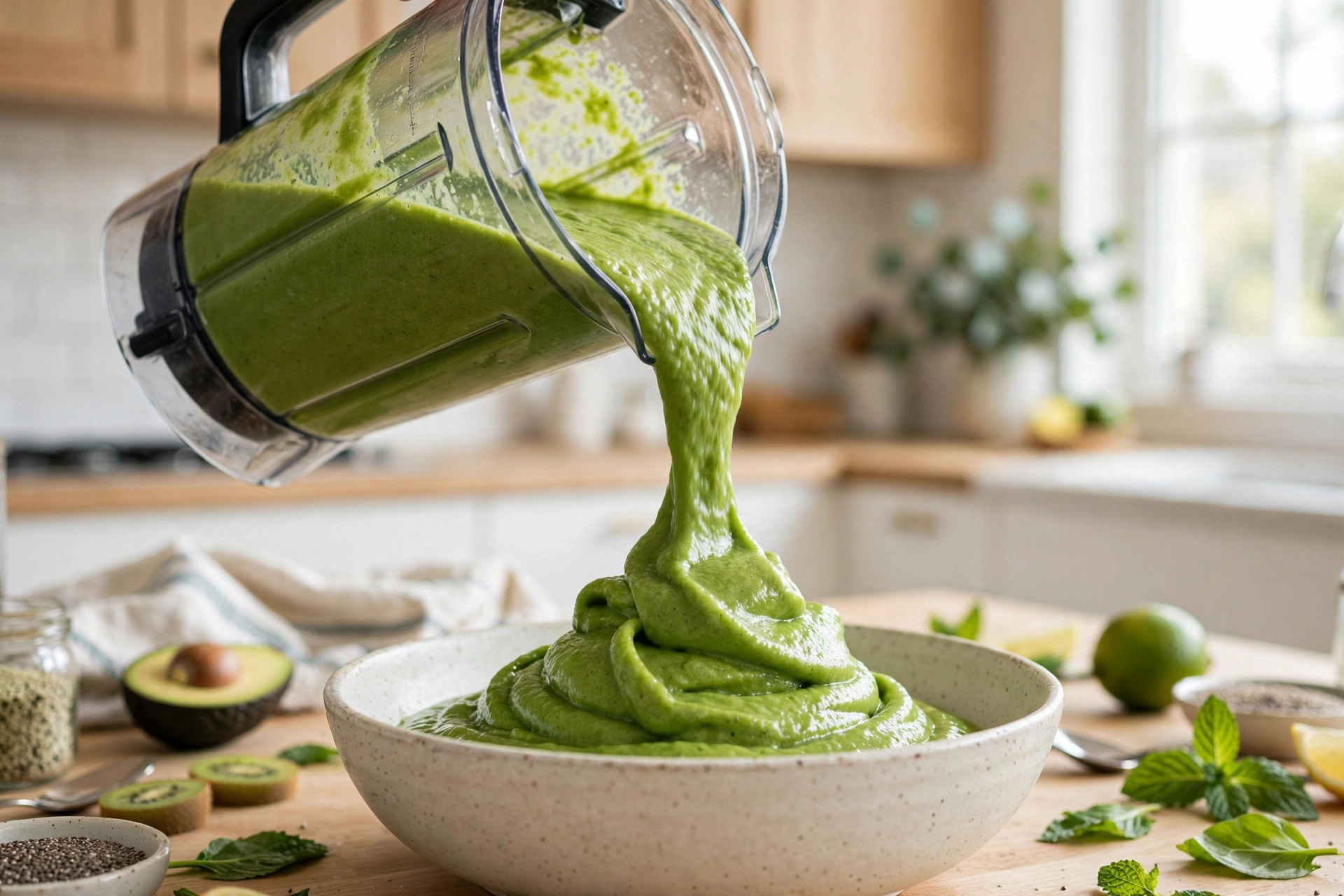 Step 2 — Green Goddess Protein Smoothie Bowl