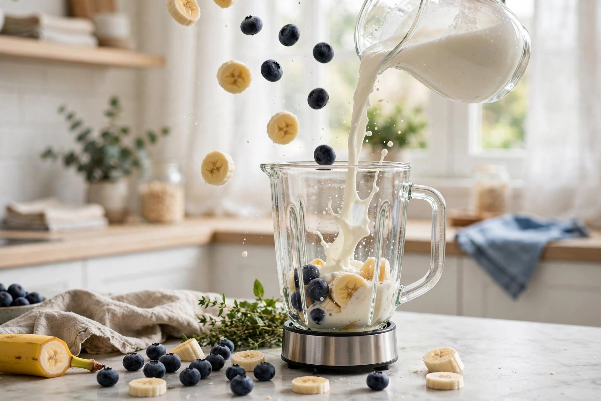 Step 2 — Blueberry Banana Kefir Smoothie