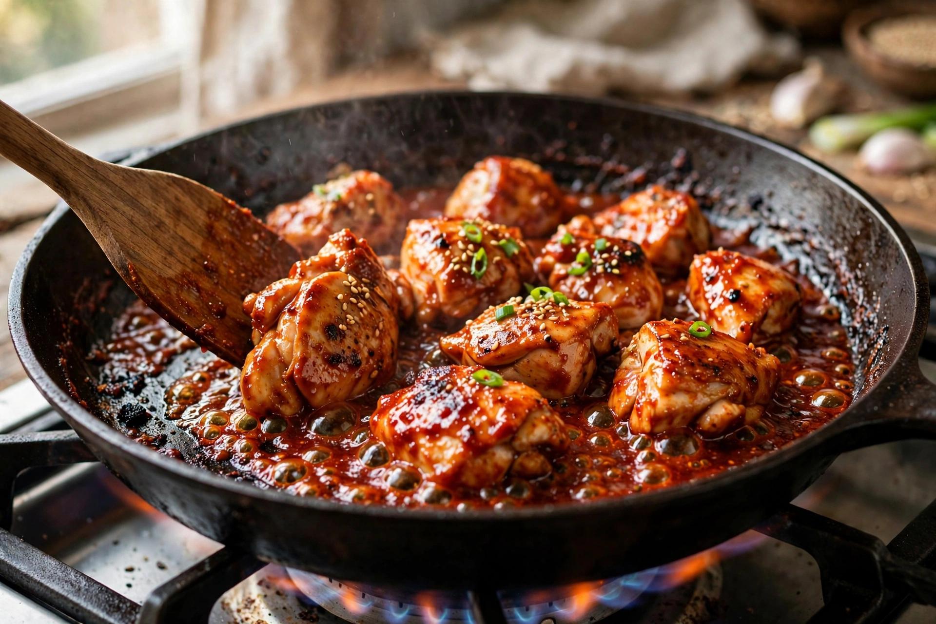 Step 2 — Spicy Gochujang Chicken Rice Bowl