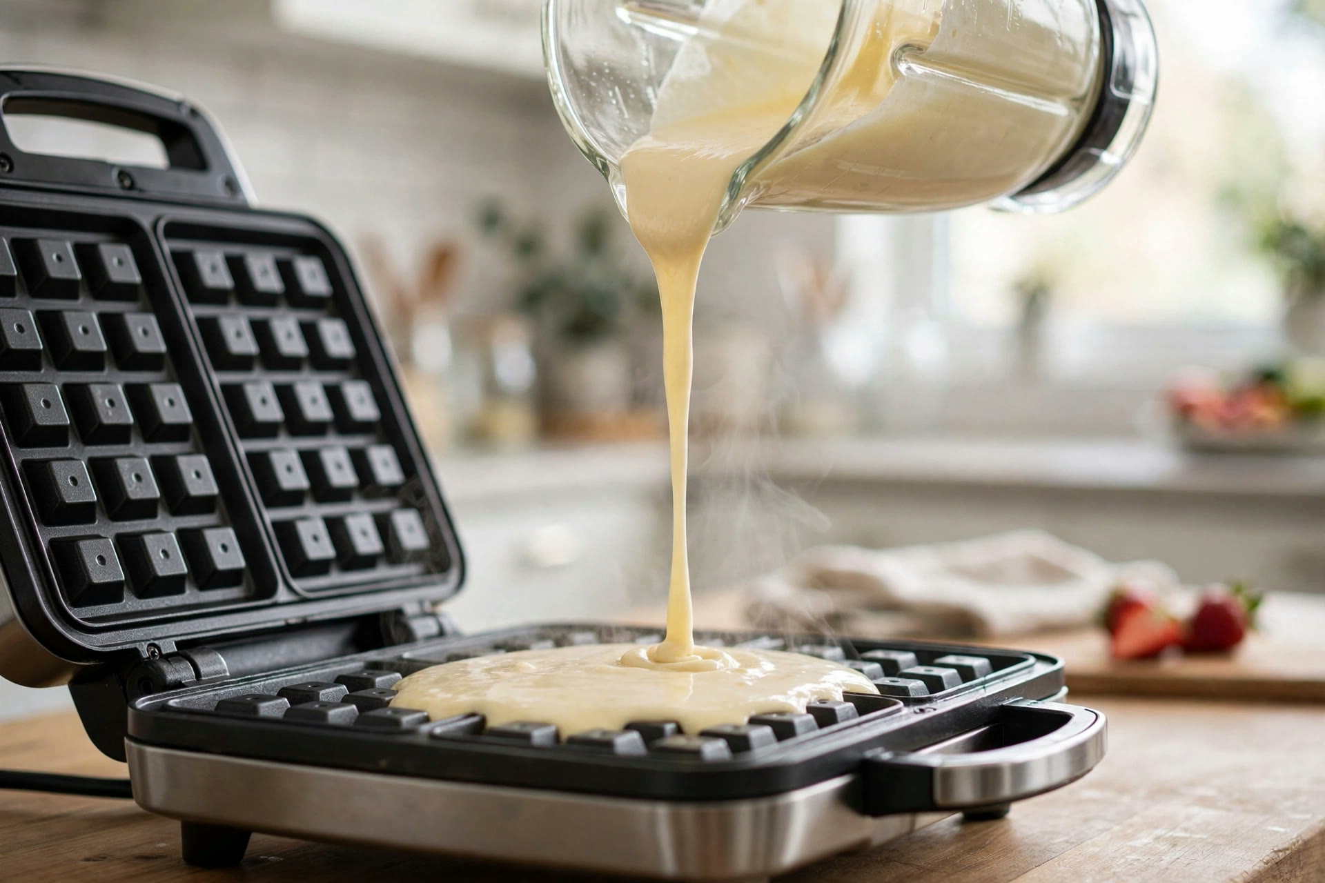 Step 1 — High-Protein Cottage Cheese Waffles