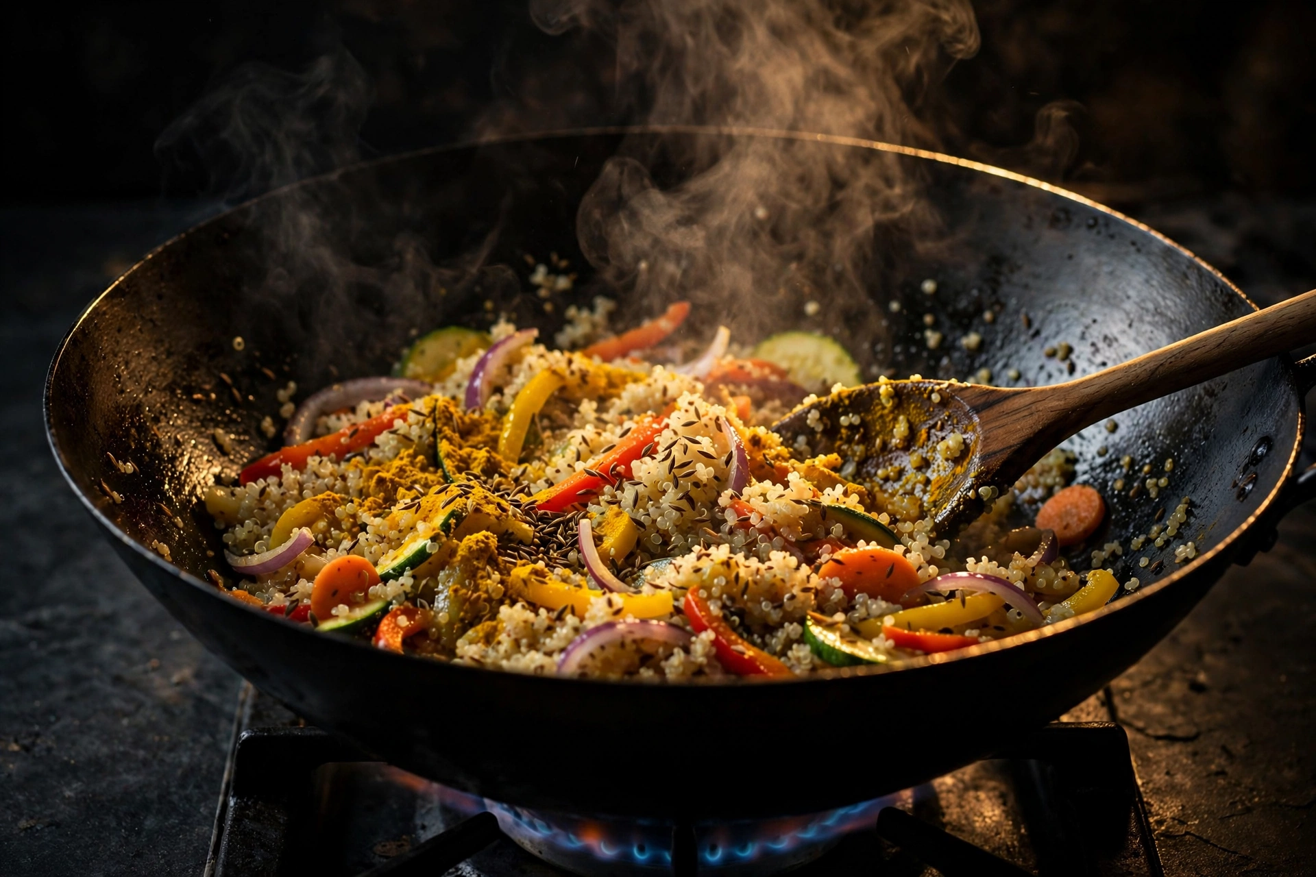 Step 2 — Quinoa Vegetable Pulao