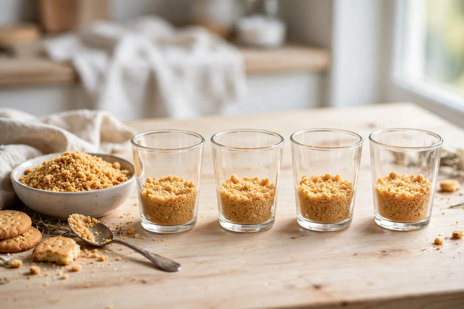Step 1 — No-Bake High-Protein Cottage Cheese Cheesecake Cups