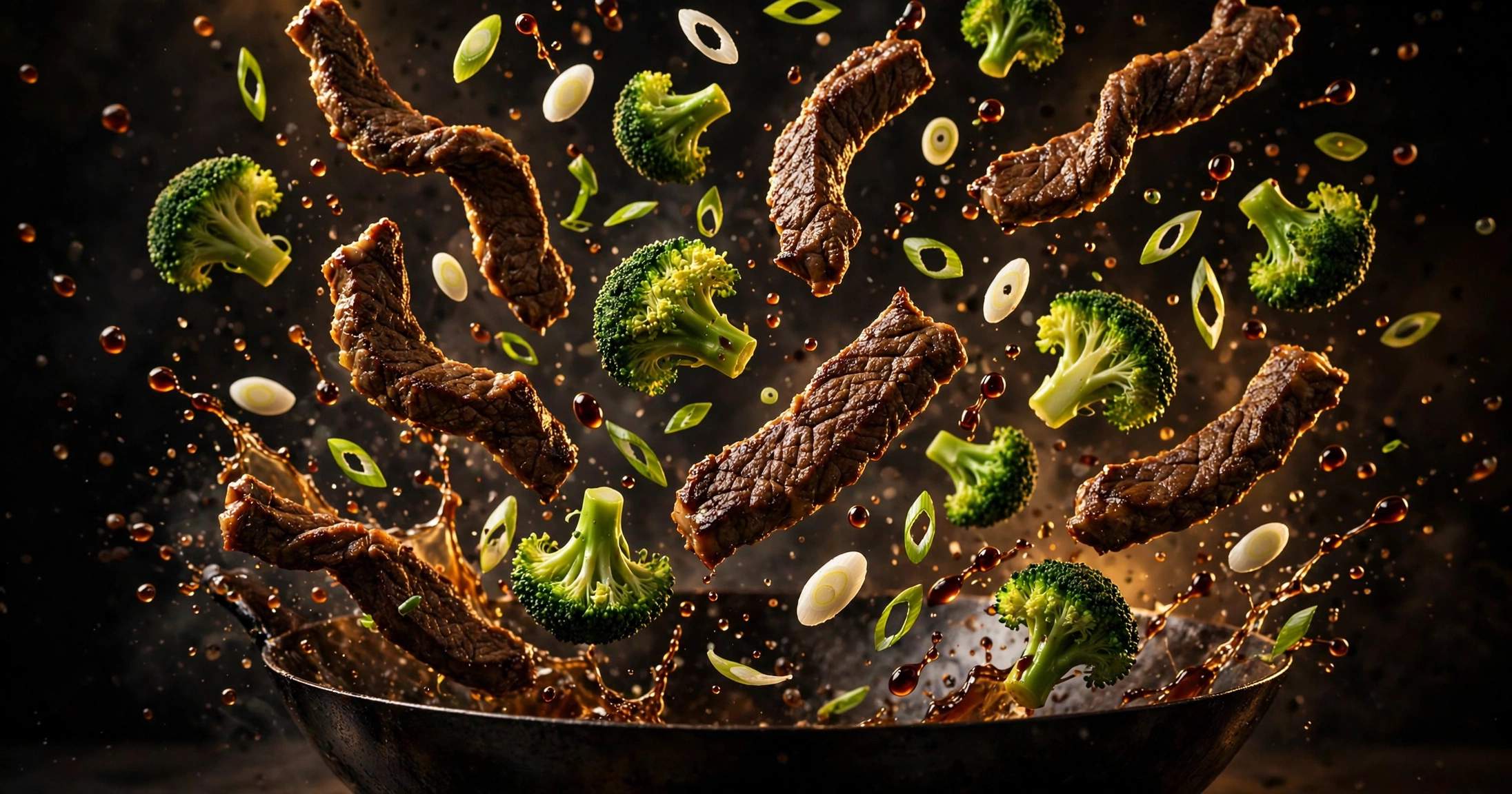 Lichte Rundvlees-Broccoli Roerbak