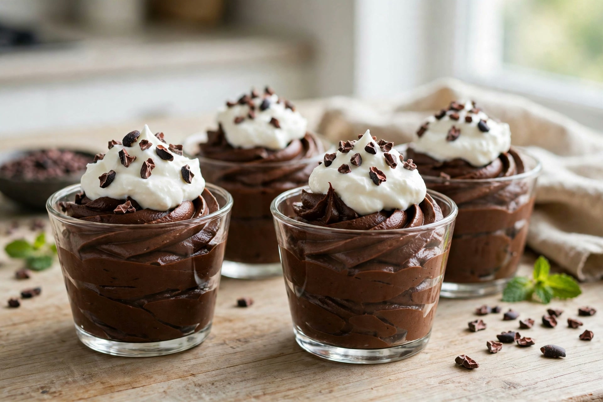 Step 3 — Chocolate Avocado Protein Mousse