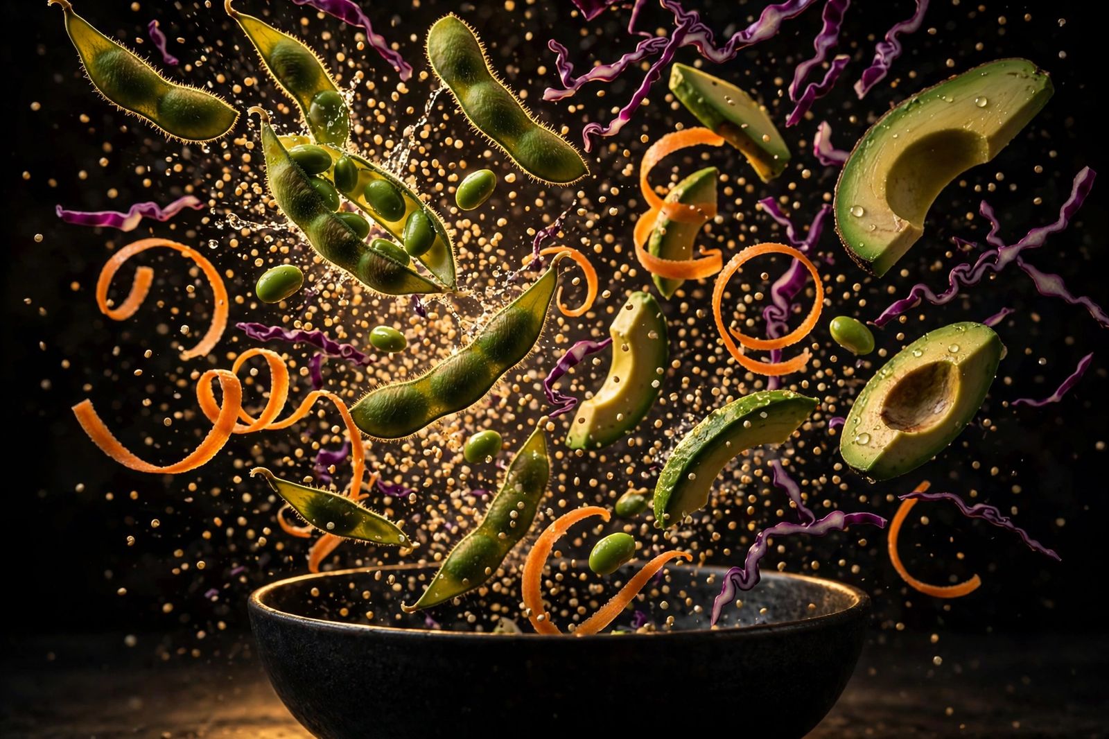 Bol Quinoa-Edamame Hyperprotéiné