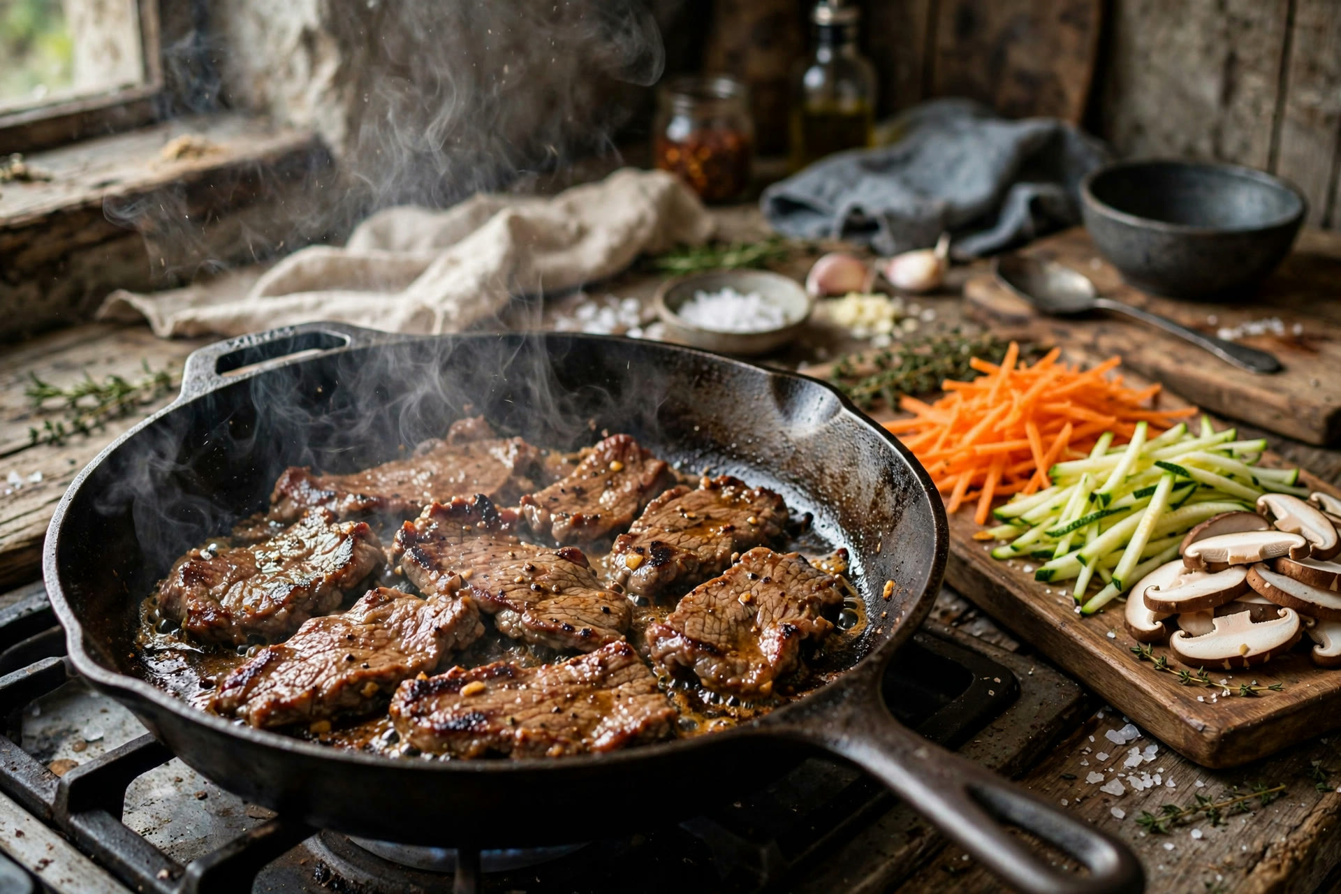 Step 1 — Light Korean Beef Bibimbap