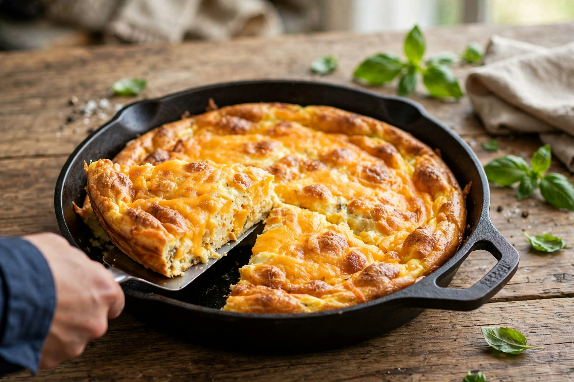 Step 3 — High-Protein Garden Veggie Frittata