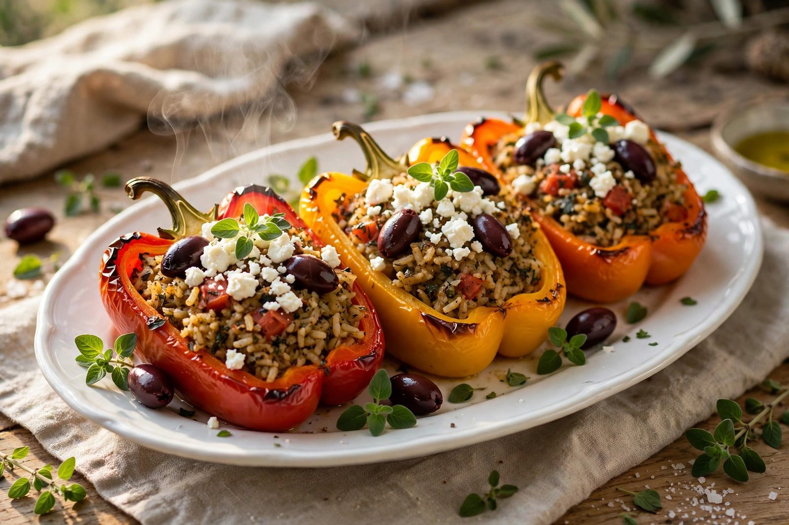 Step 3 — Mediterranean Tuna Stuffed Peppers