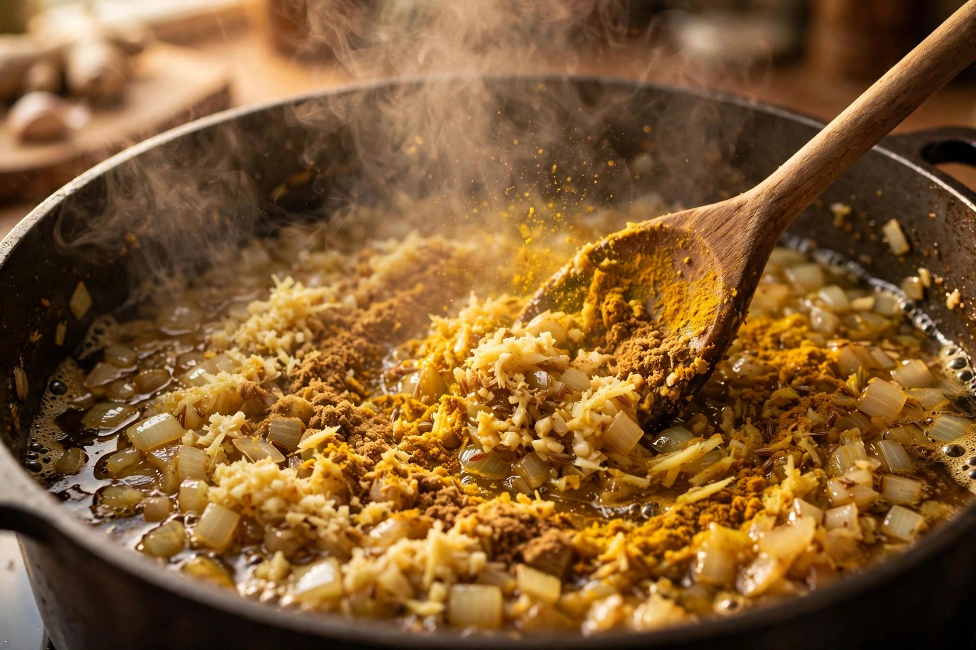 Step 1 — Creamy Coconut Lentil Curry