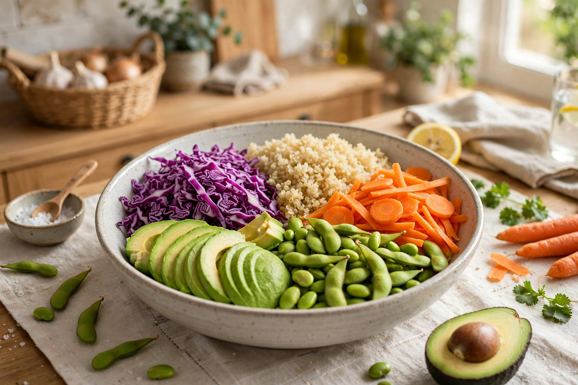 Step 2 — Rainbow Buddha Bowl with Lemon Tahini