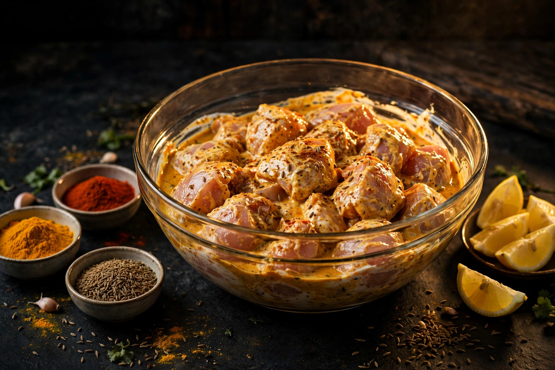 Step 1 — Healthy Chicken Tikka Rice Bowl