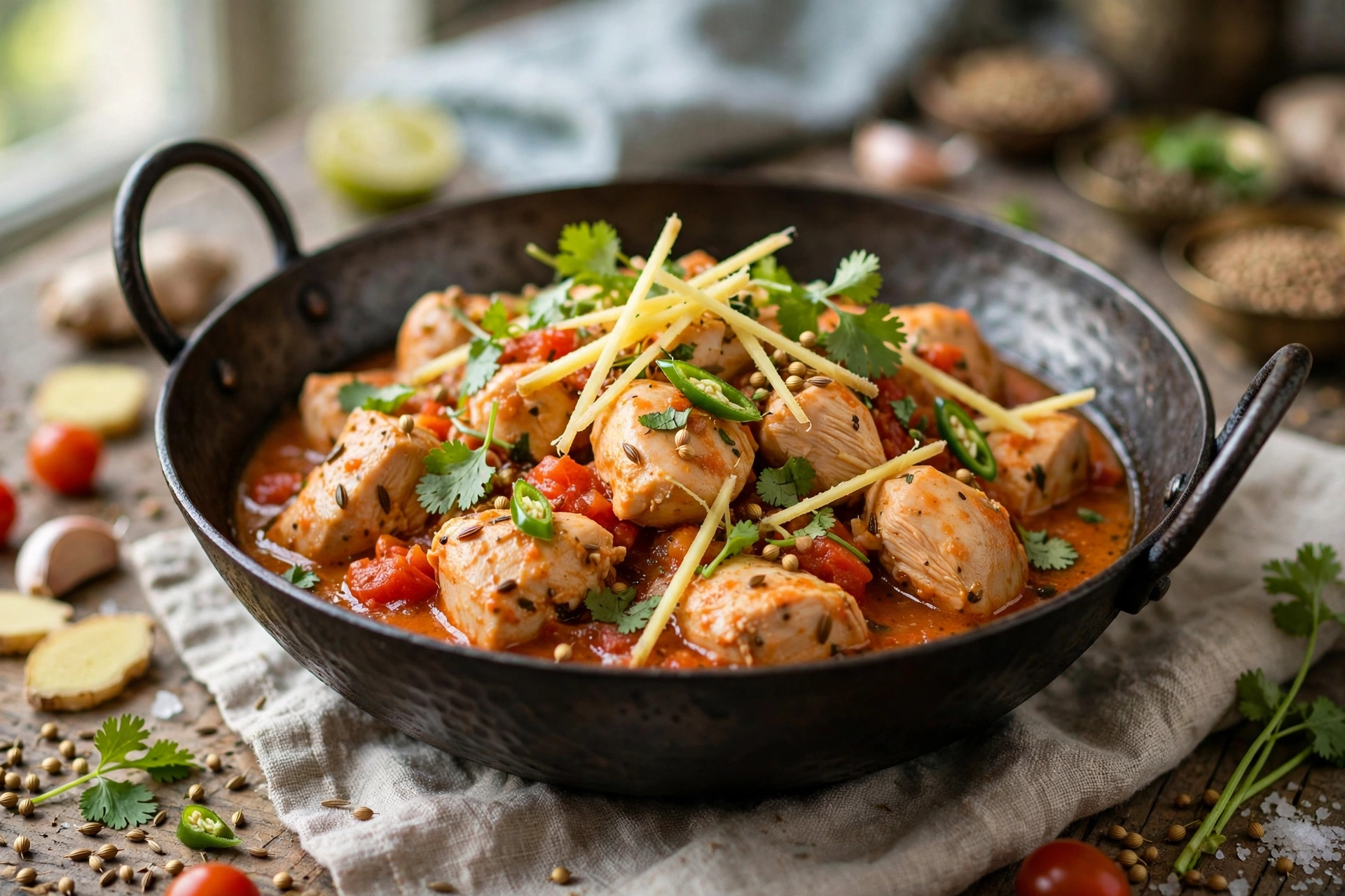 Chicken Karahi (Light & Healthy)