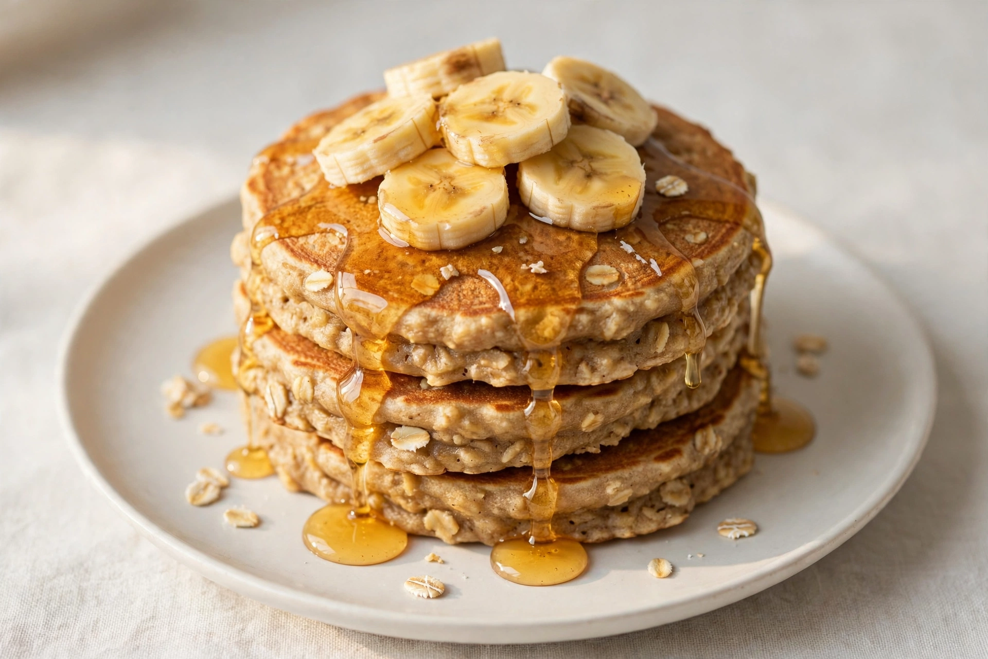 High Protein Oats Pancakes